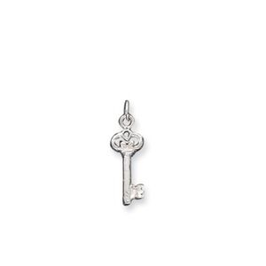 Sterling silver key charm